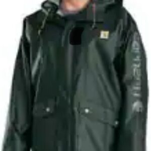 CARHARTT WATERPROOF LOOSE FIT HEAVYWEIGHT COAT for heavy-duty rain or water use.